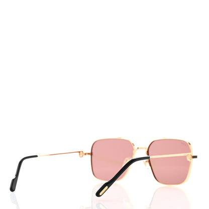 Cartier Metal Aviator Sunglasses Gold 4 of 7