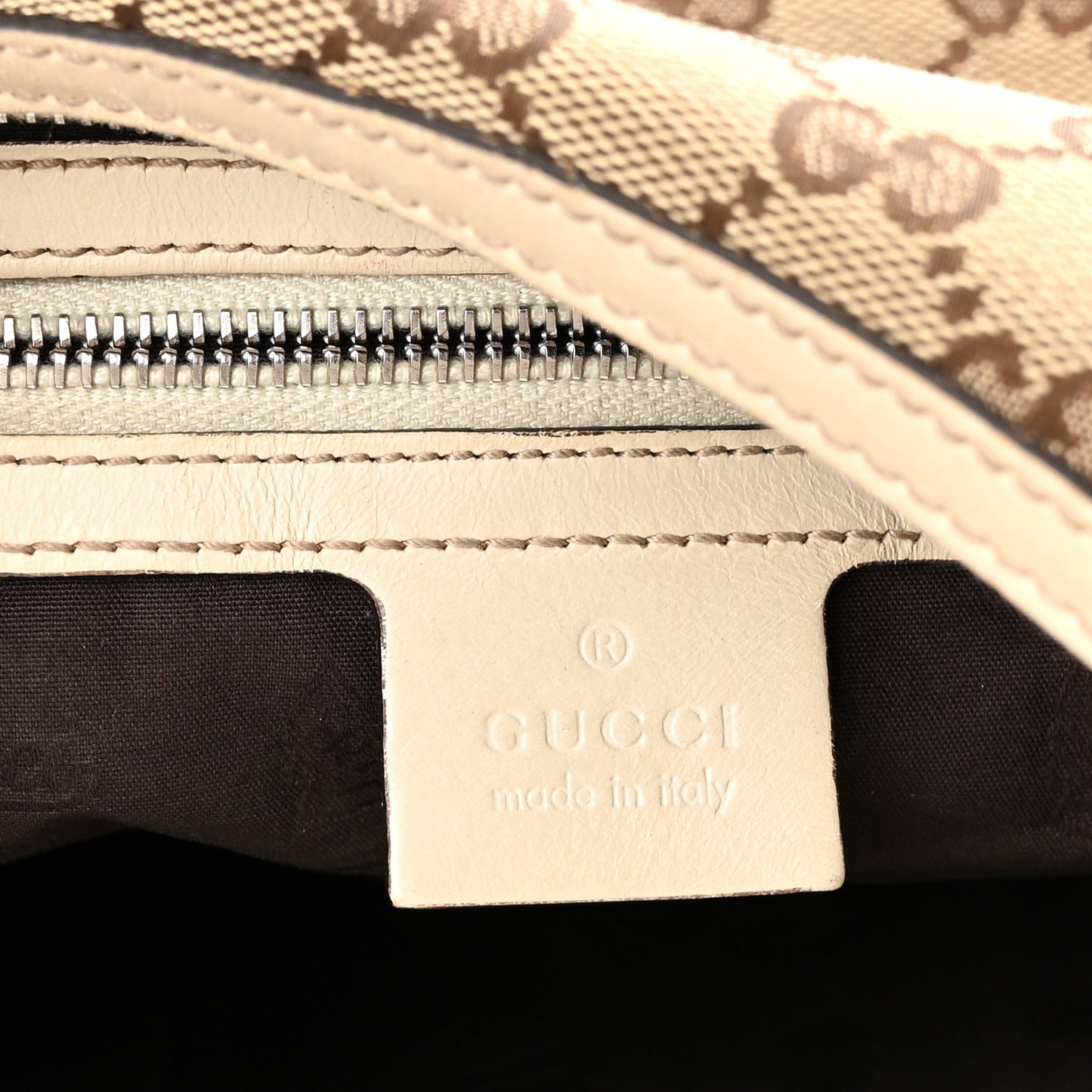 Monogram Medium GG Twins Hobo Ivory