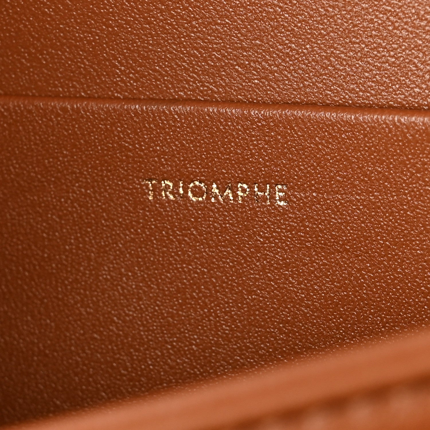 Celine Natural Calfskin Teen Triomphe Tan 8 of 13
