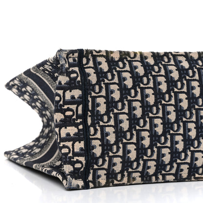 Christian Dior Oblique Medium Book Tote Blue Multicolor 9 of 16