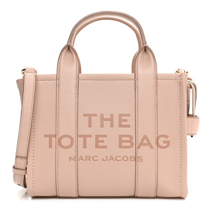 Marc Jacobs Grained Calfskin Small The Tote Bag Rose Dust 1 of 10