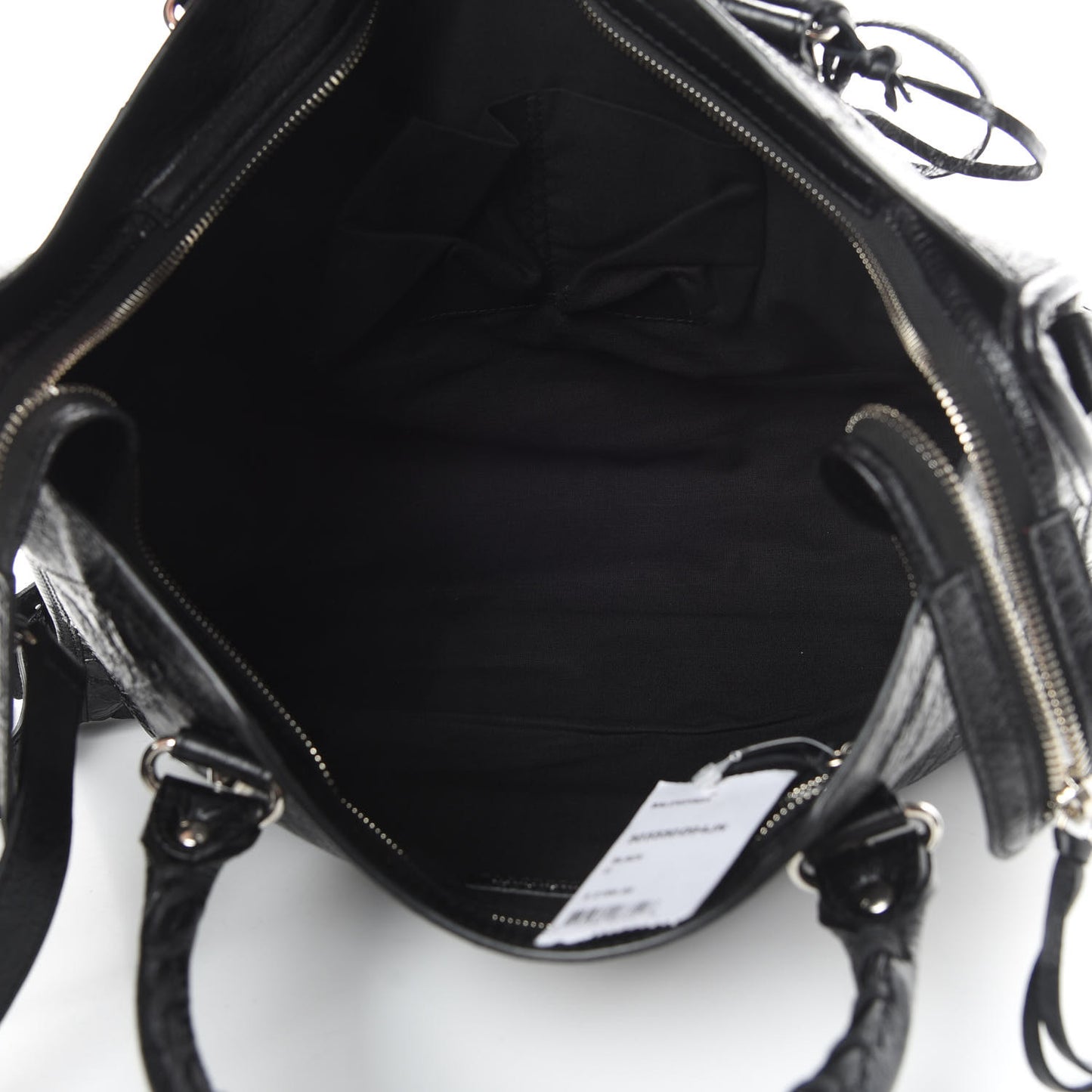 Agneau Classic Silver Hardware City Black