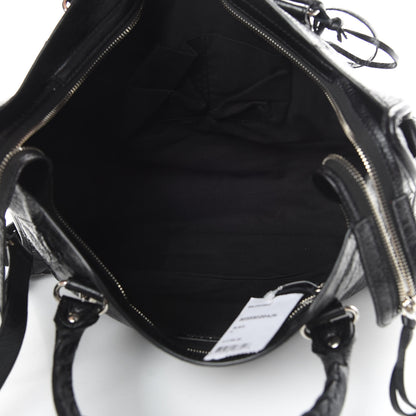 Balenciaga Agneau Classic Silver Hardware City Black 5 of 10