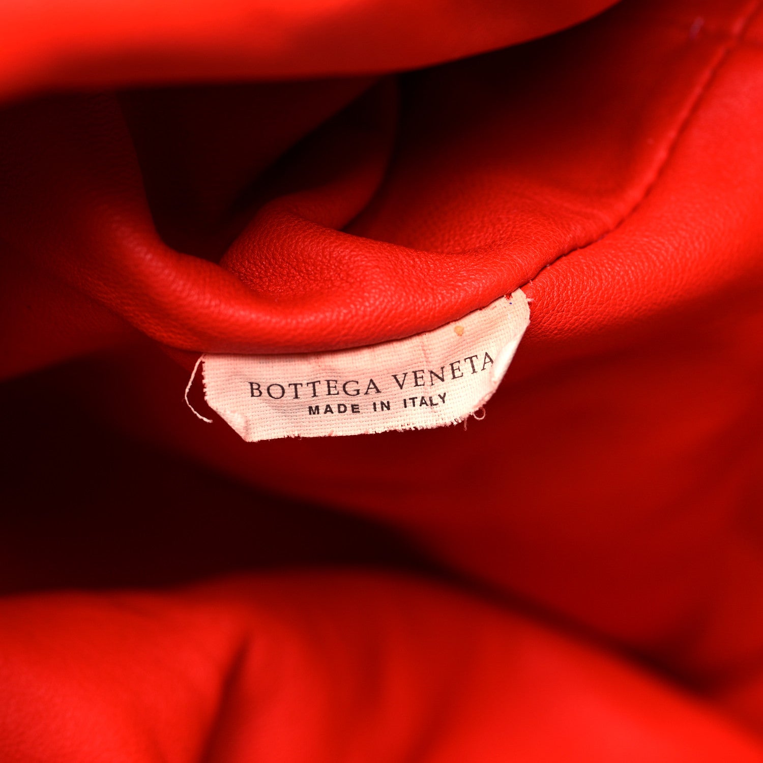 Bottega Veneta Nappa Maxi Intrecciato The Pouch Oversized Clutch Bright Red 6 of 15