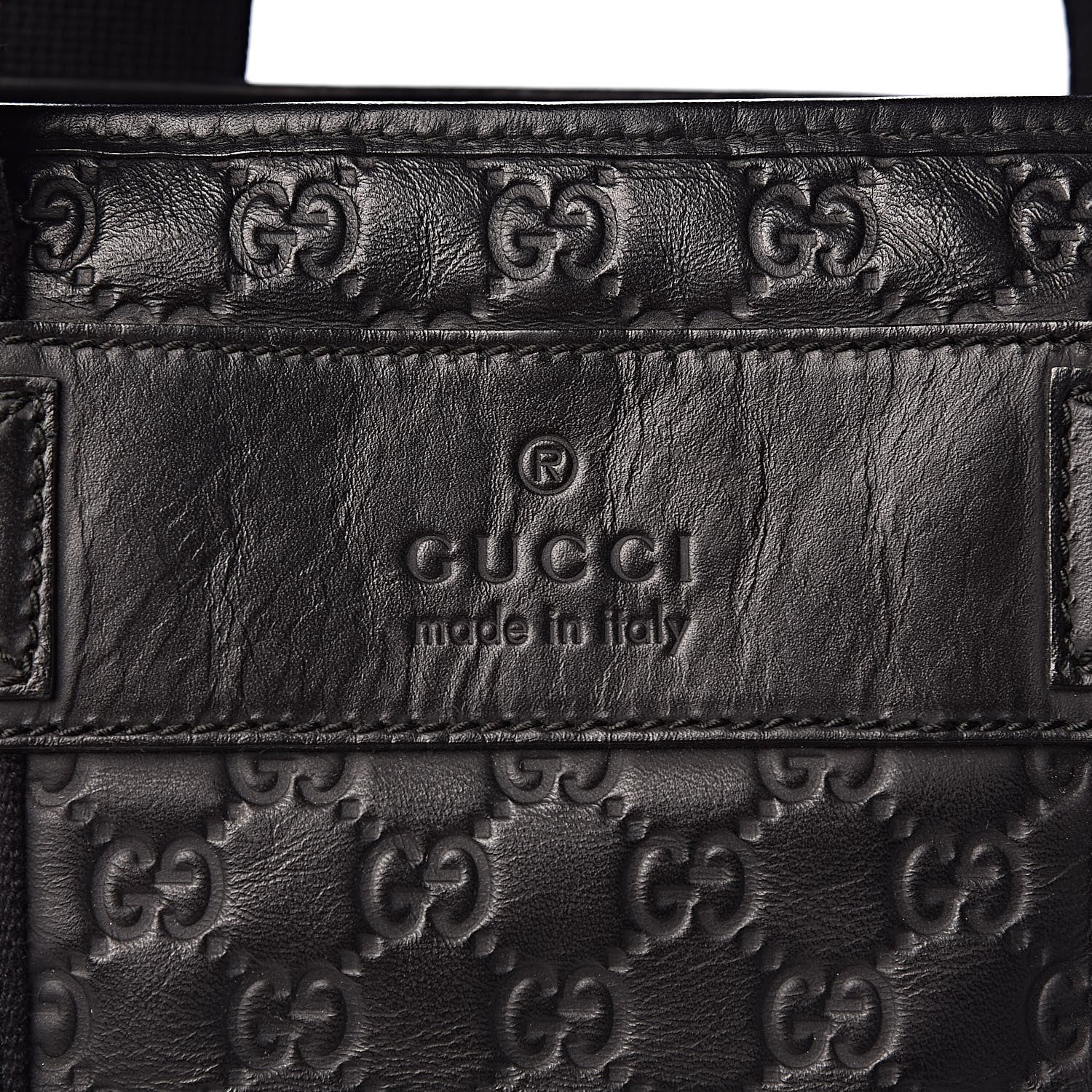Gucci Guccissima Tote Black 8 of 10