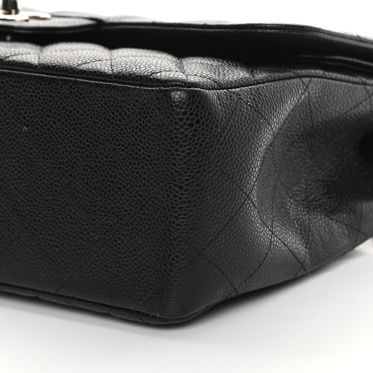 Chanel Caviar Quilted Jumbo Double Flap Black 10 of 14