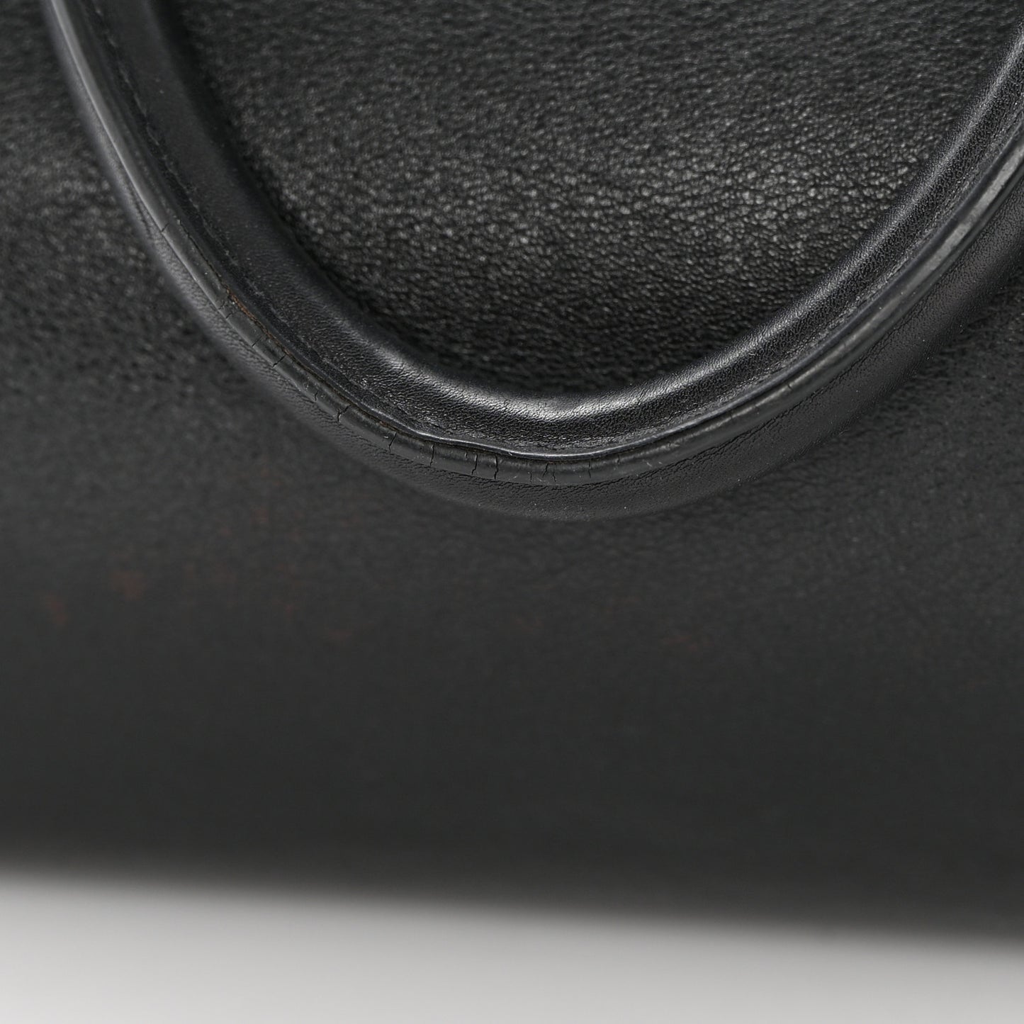 Calfskin Small Monogram Cabas Black