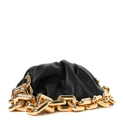 Bottega Veneta Calfskin The Pouch Chain Black 3 of 10