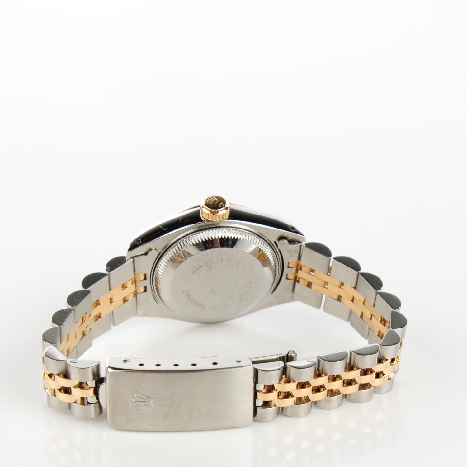 Rolex Stainless Steel 18K Yellow Gold Diamond 26mm Oyster Perpetual Datejust Watch Champagne 69173 4 of 7
