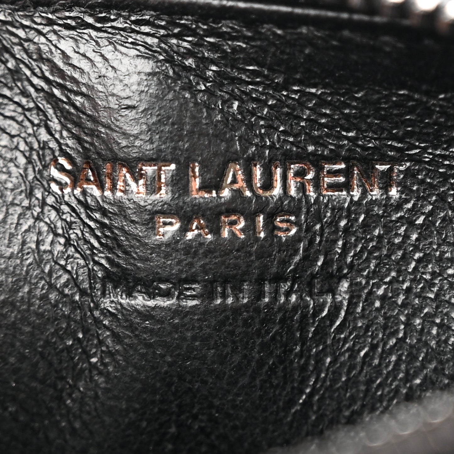 Monogram Grain de Poudre 5 Fragments Zip Pouch Card Holder Black