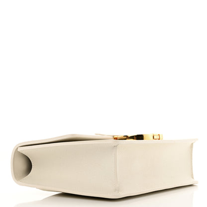 Christian Dior Grained Calfskin 30 Montaigne Flap Bag Latte 4 of 12
