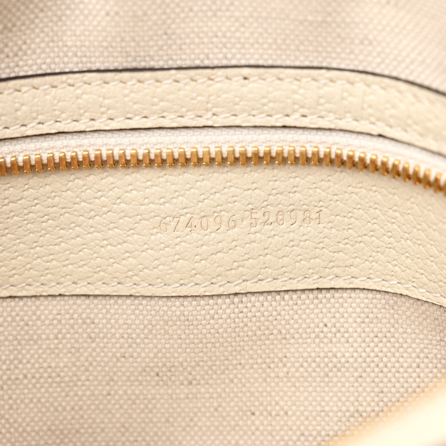 Gucci GG Supreme Monogram Web Large Ophidia Shoulder Bag Beige Ebony Mystic White 7 of 10