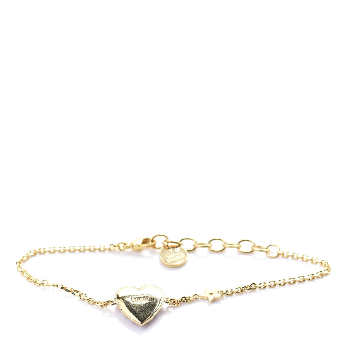 Metal Dioramour Bracelet Red Gold
