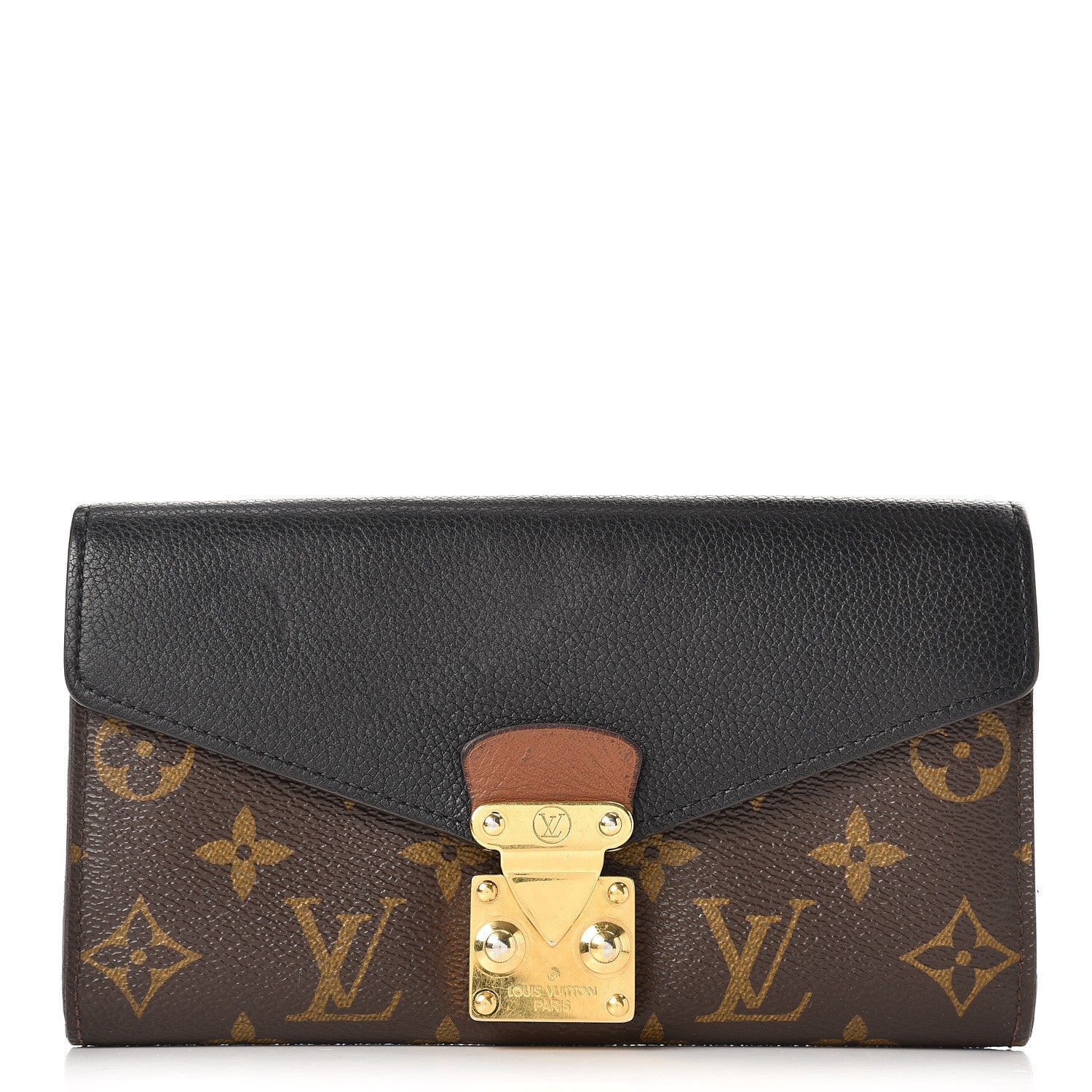 Louis Vuitton Monogram Pallas Wallet Black 1 of 7