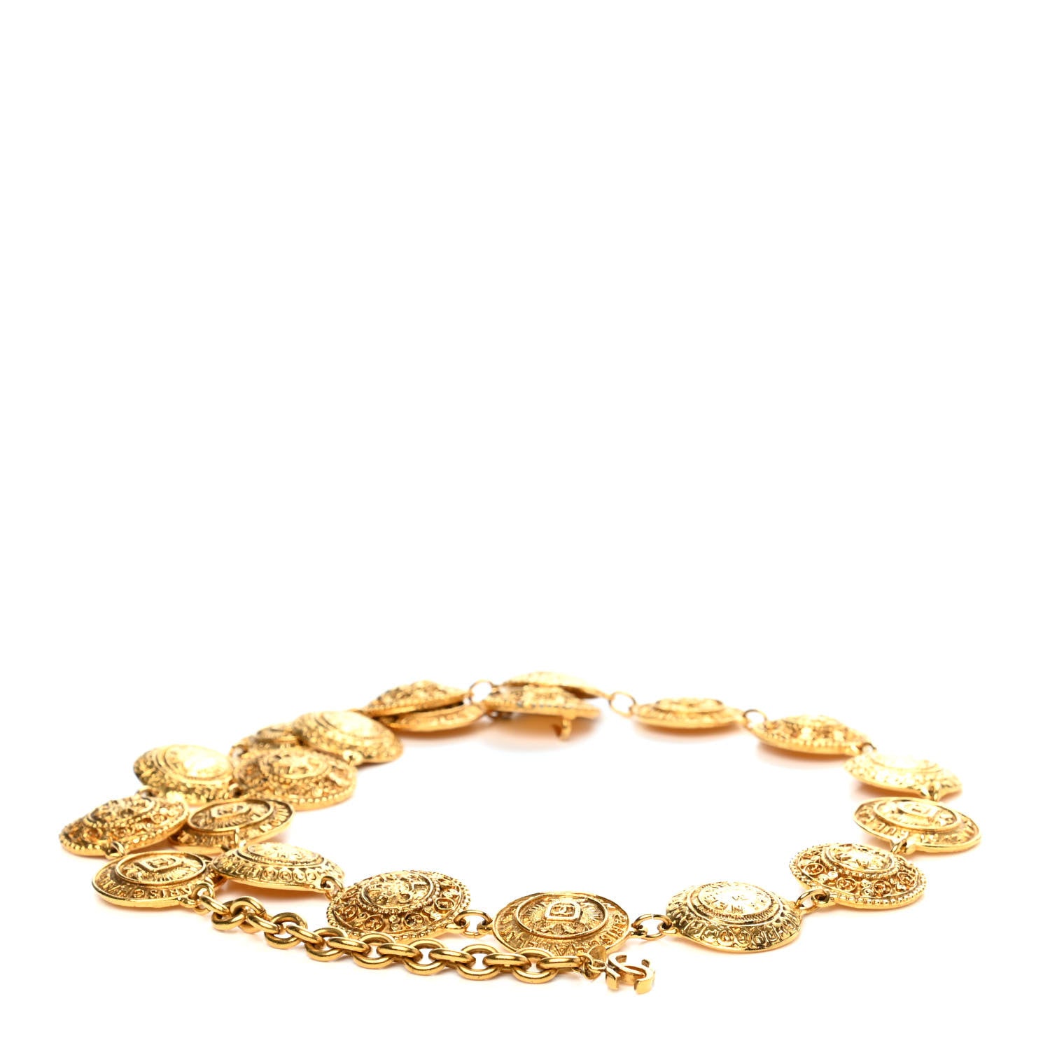 Chanel CC Medallion Chain Belt Gold 1 of 3