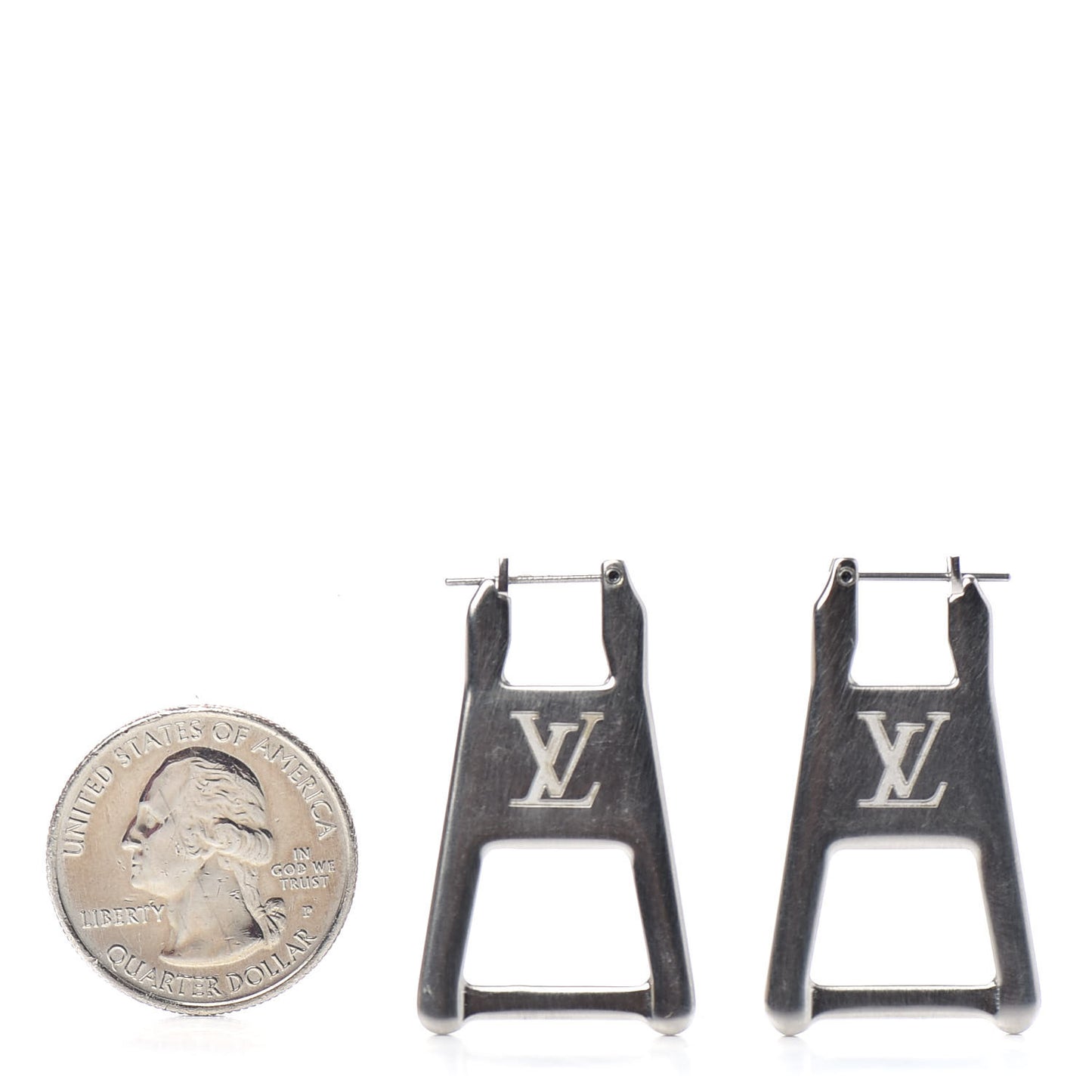 Zip Earrings Silver