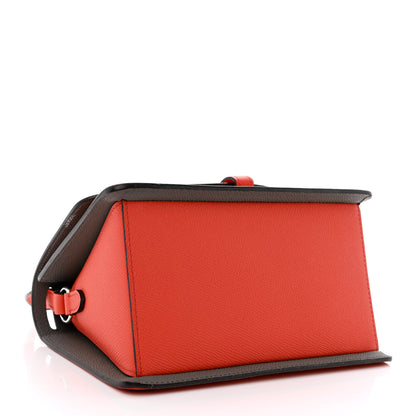 Moynat Carat Calfskin Madeleine Bag Coral Zinc 4 of 12