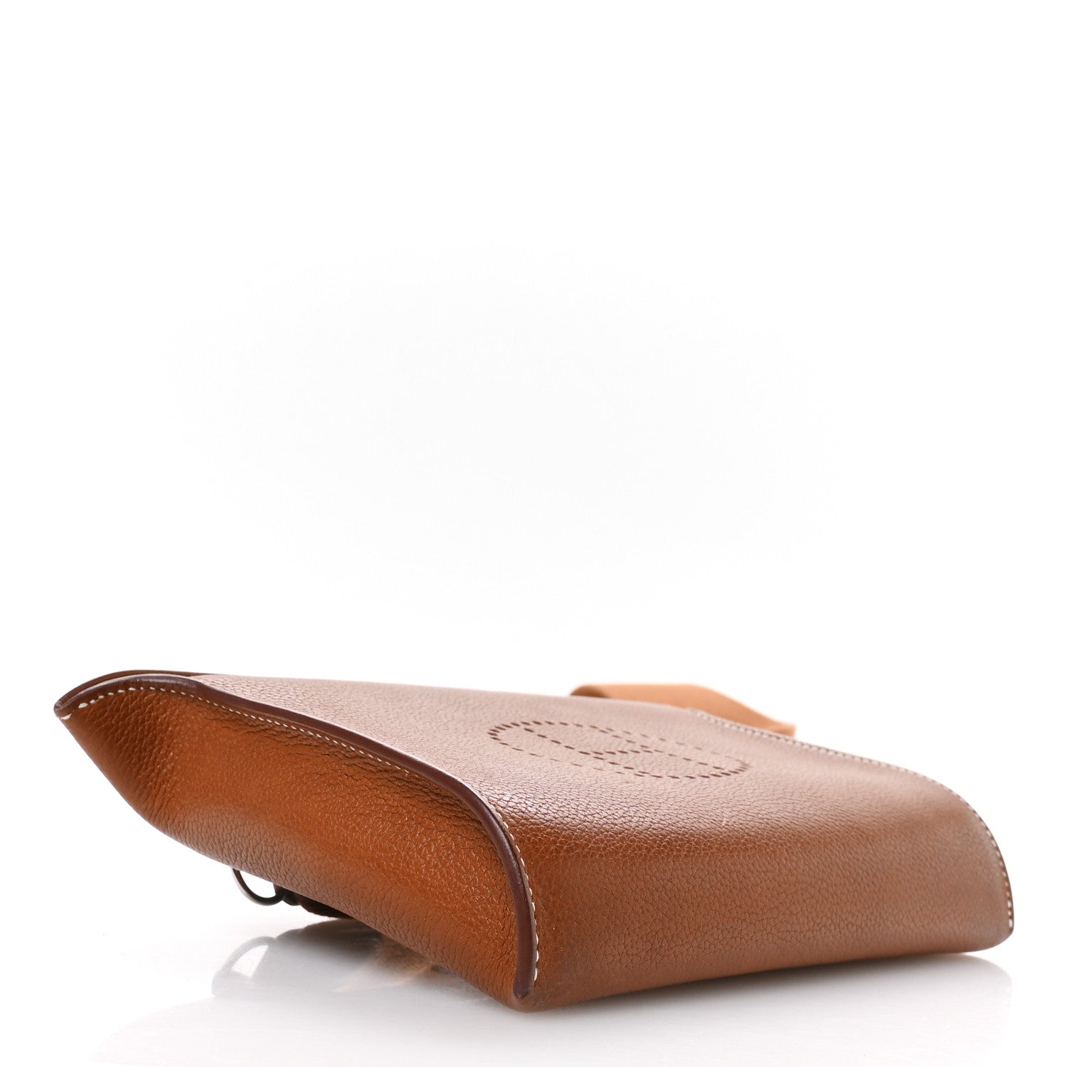 Hermes Barenia Faubourg Videpoches Fauve Gold 4 of 11