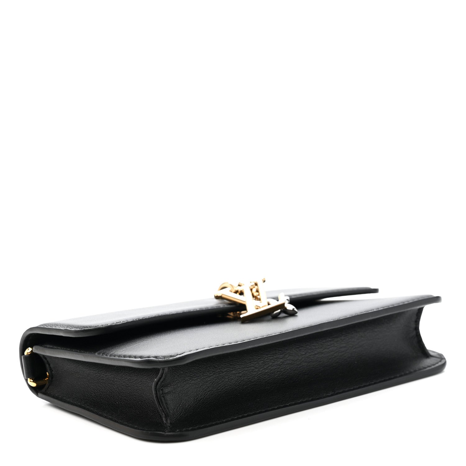 Louis Vuitton Calfskin LV Bloom Wallet On Chain Black 4 of 9