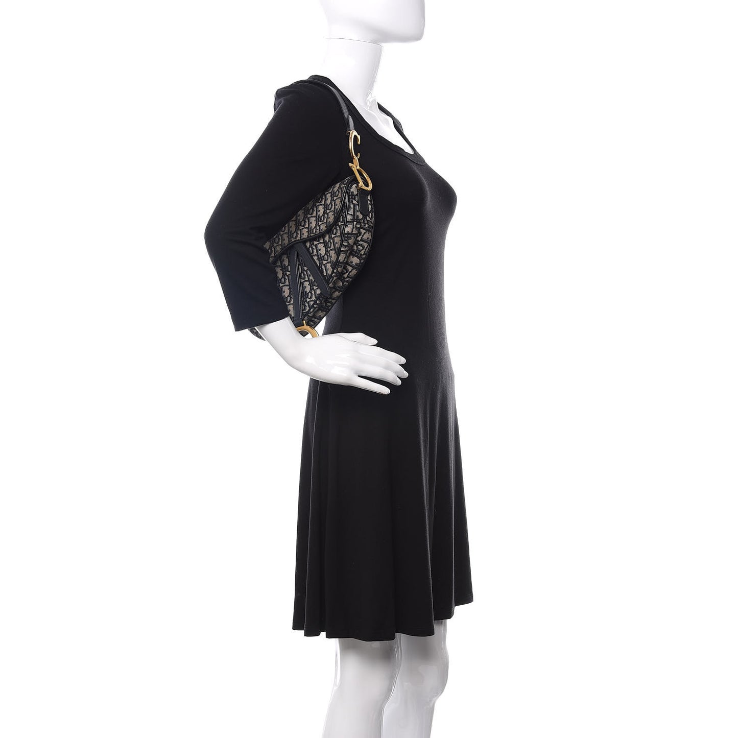 Oblique Saddle Bag Blue