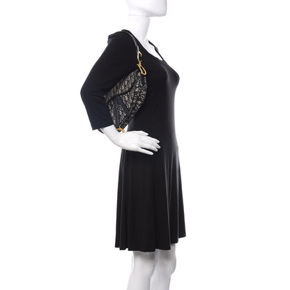 Christian Dior Oblique Saddle Bag Blue 2 of 10