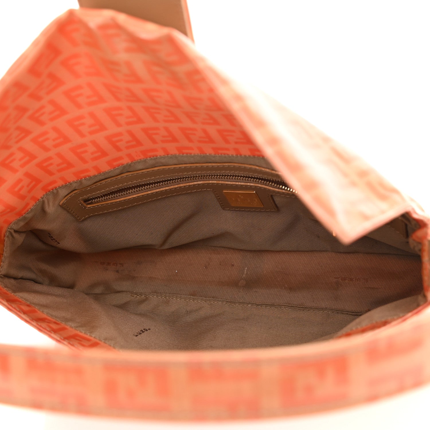 Fendi Vinyl Zucchino Baguette Orange 4 of 10
