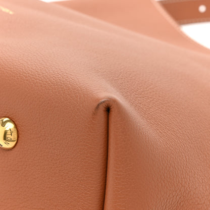 Louis Vuitton Grained Calfskin Low Key Hobo MM Cognac 11 of 13