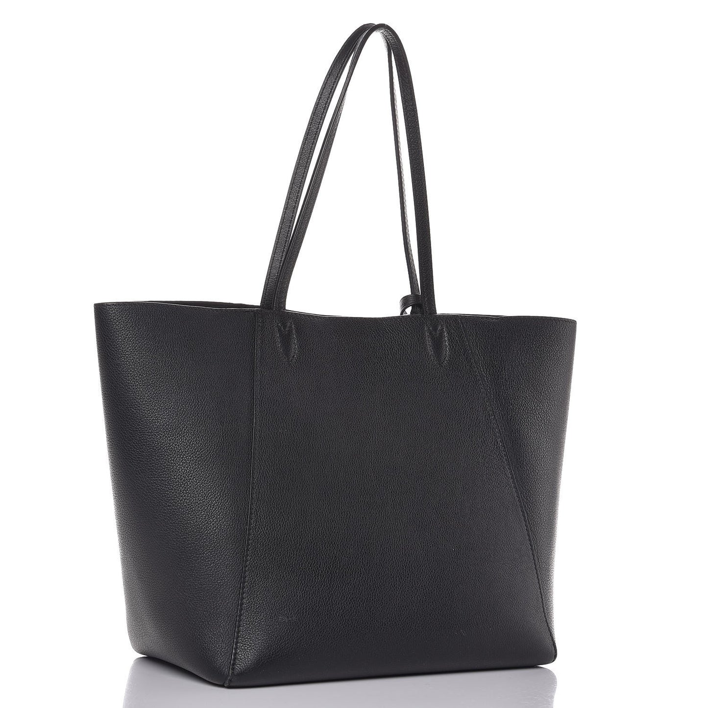 Calfskin Lockme Cabas Black