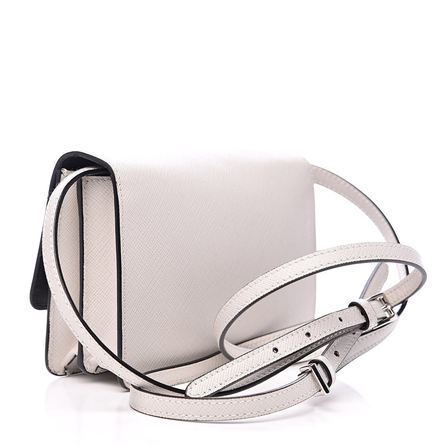 Saffiano Lux Flap Wallet With Strap Talco