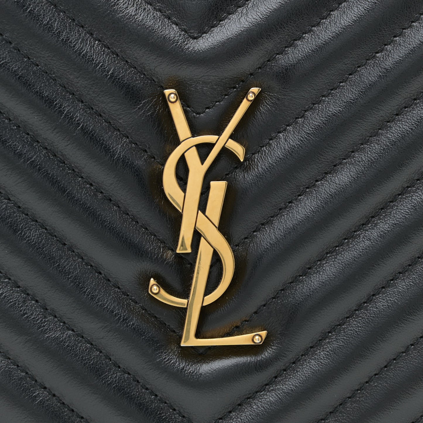 Calfskin Matelasse Monogram Lou Camera Bag Black
