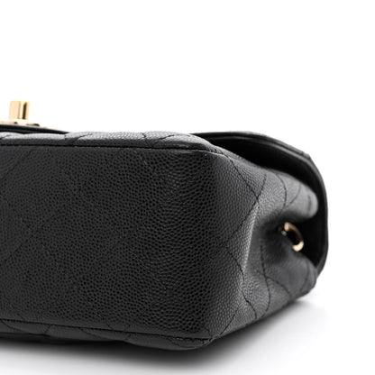 Chanel Caviar Quilted Mini Rectangular Flap Black 10 of 11