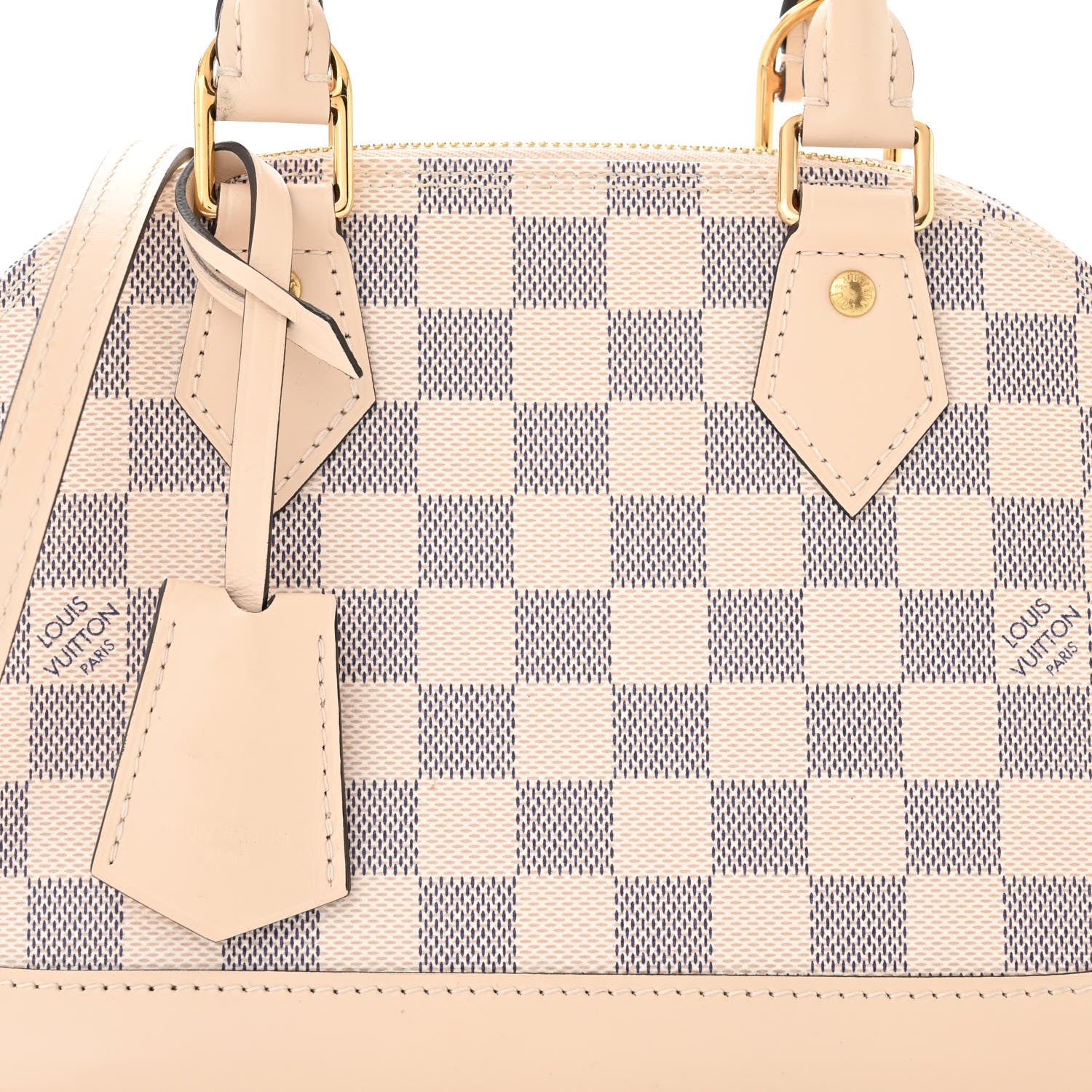 Louis Vuitton Damier Azur Braided Alma BB 7 of 12