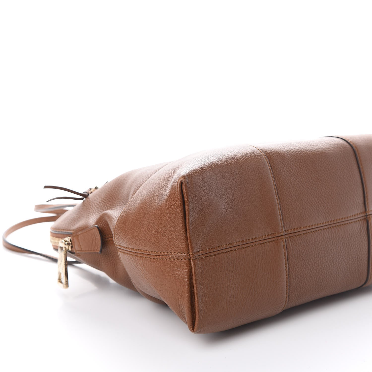 Gucci Pebbled Calfskin Medium Bree Shoulder Bag Tabacco 5 of 13