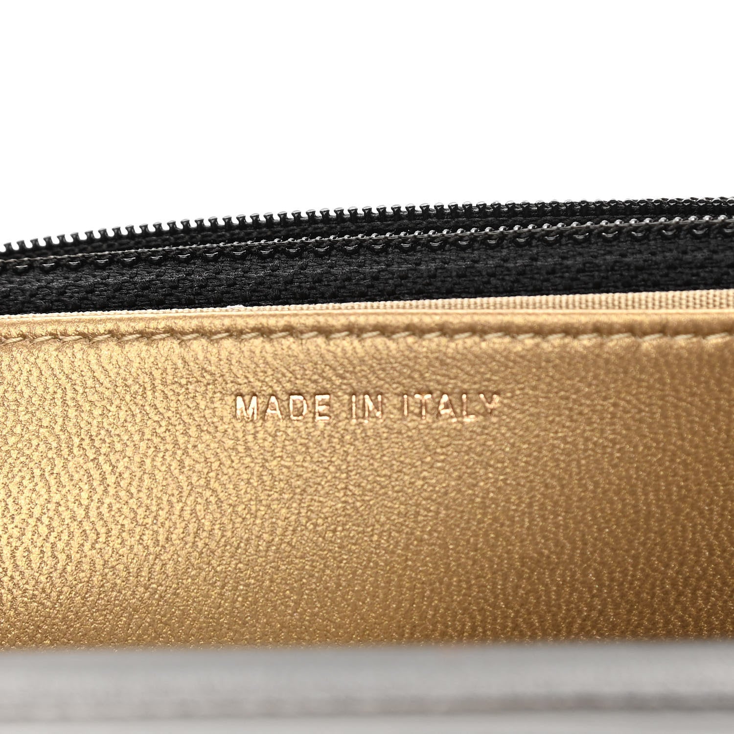 Chanel Lambskin Quilted CC Pearl Crush Wallet on Chain WOC Black 7 of 12