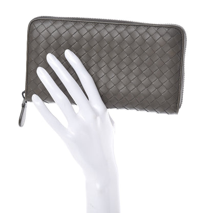 Bottega Veneta Nappa Intrecciato Zip Around Wallet Shadow 2 of 11