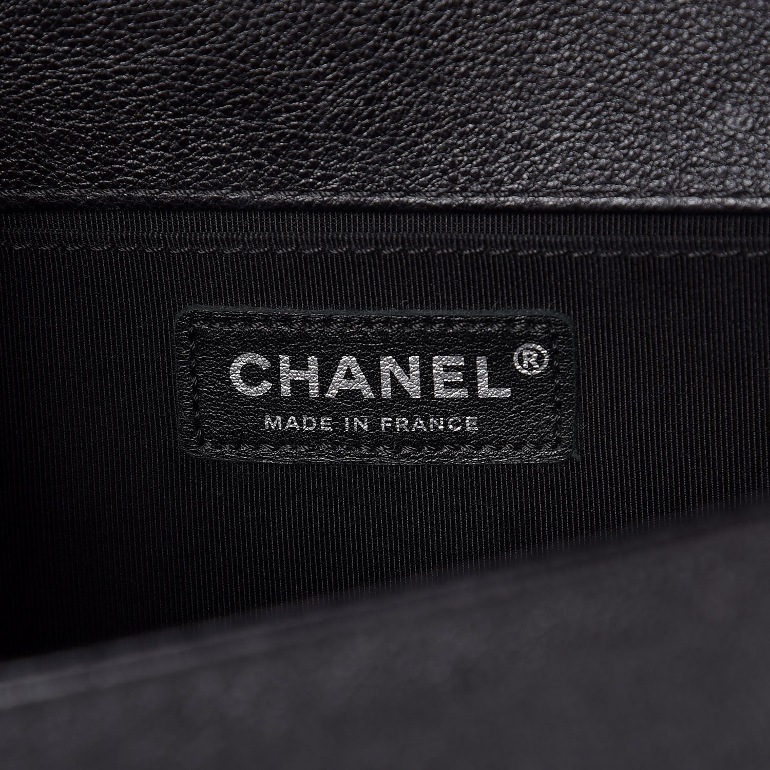 Chanel Metallic Calfskin Quilted Medium Boy Flap Black 6 of 8