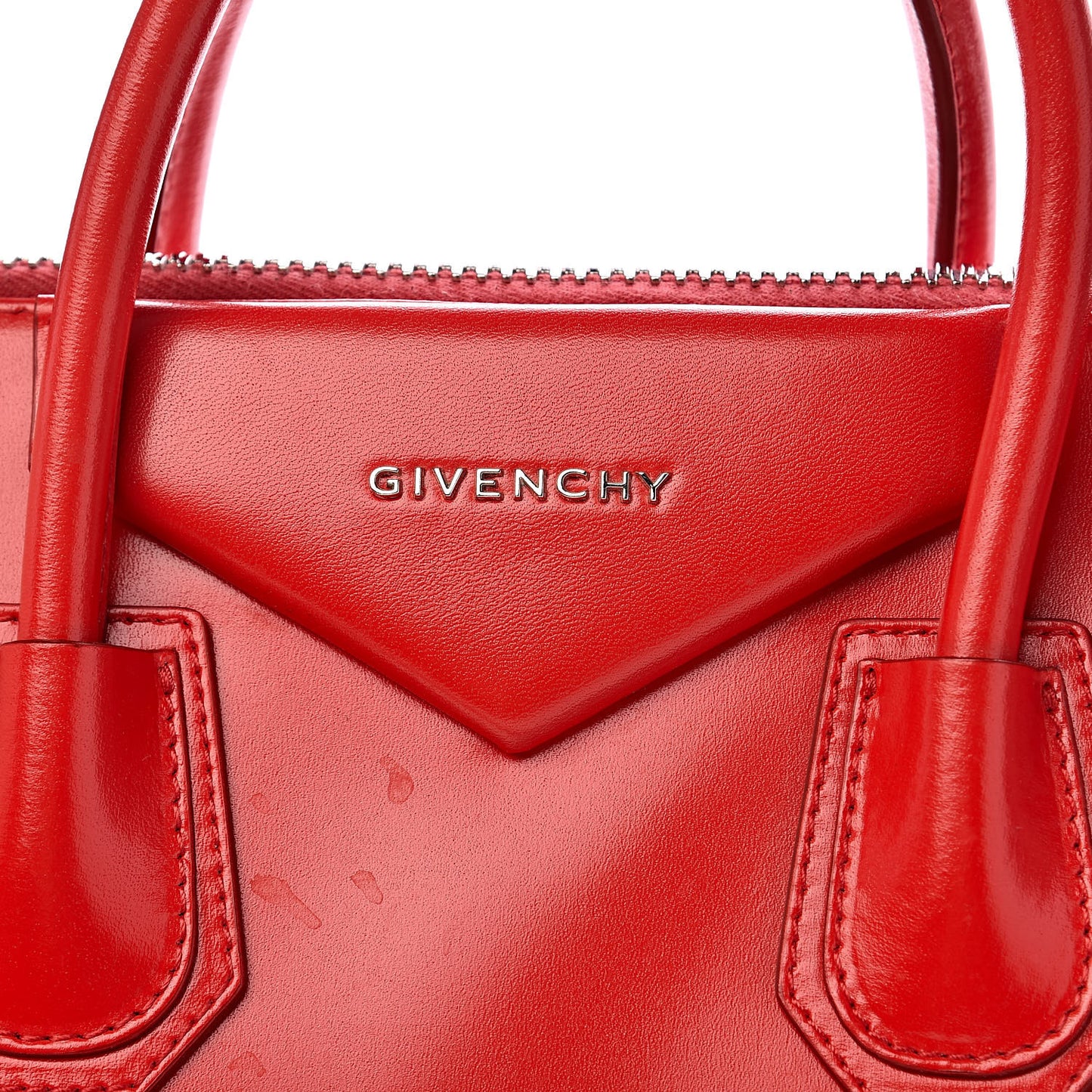 Shiny Lord Calfskin Medium Antigona Medium Red