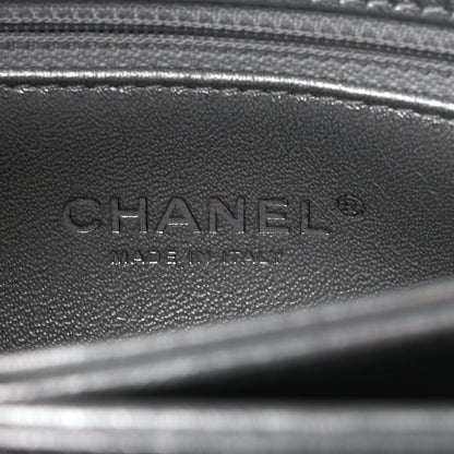 Chanel Metallic Lambskin Quilted Small Trendy CC Flap Dual Handle Bag Silver 6 of 14