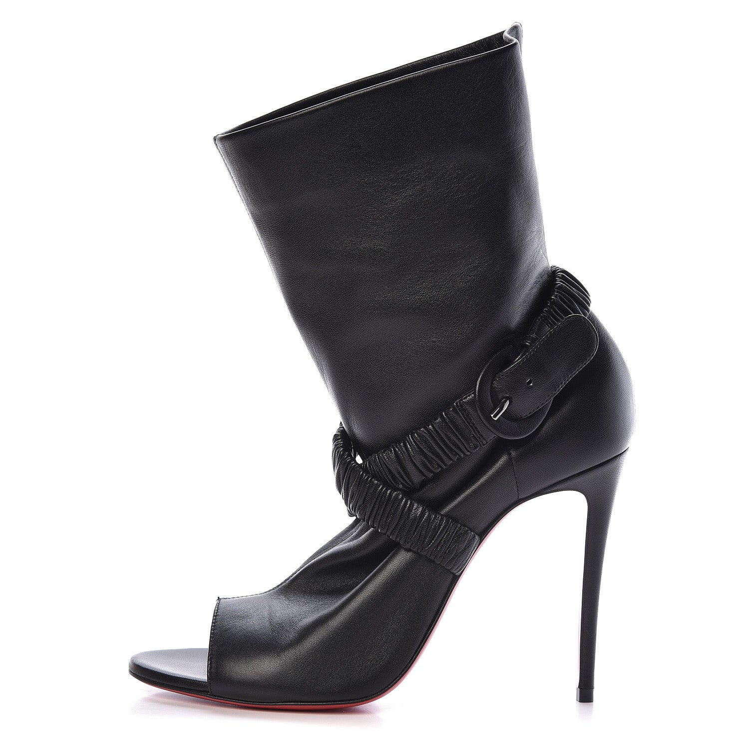 Christian Louboutin Nappa Survissima 100 Ankle Boots 36.5 Black 1 of 8