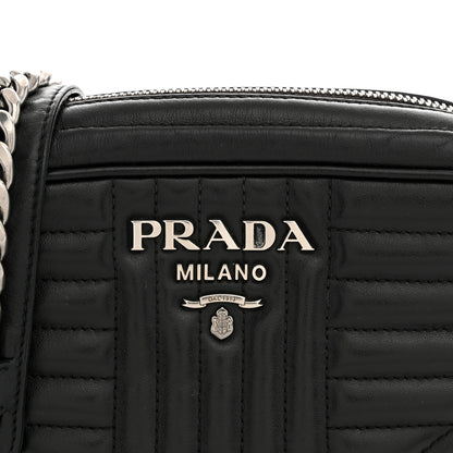 Prada Soft Calfskin Diagramme Camera Bag Black 12 of 12