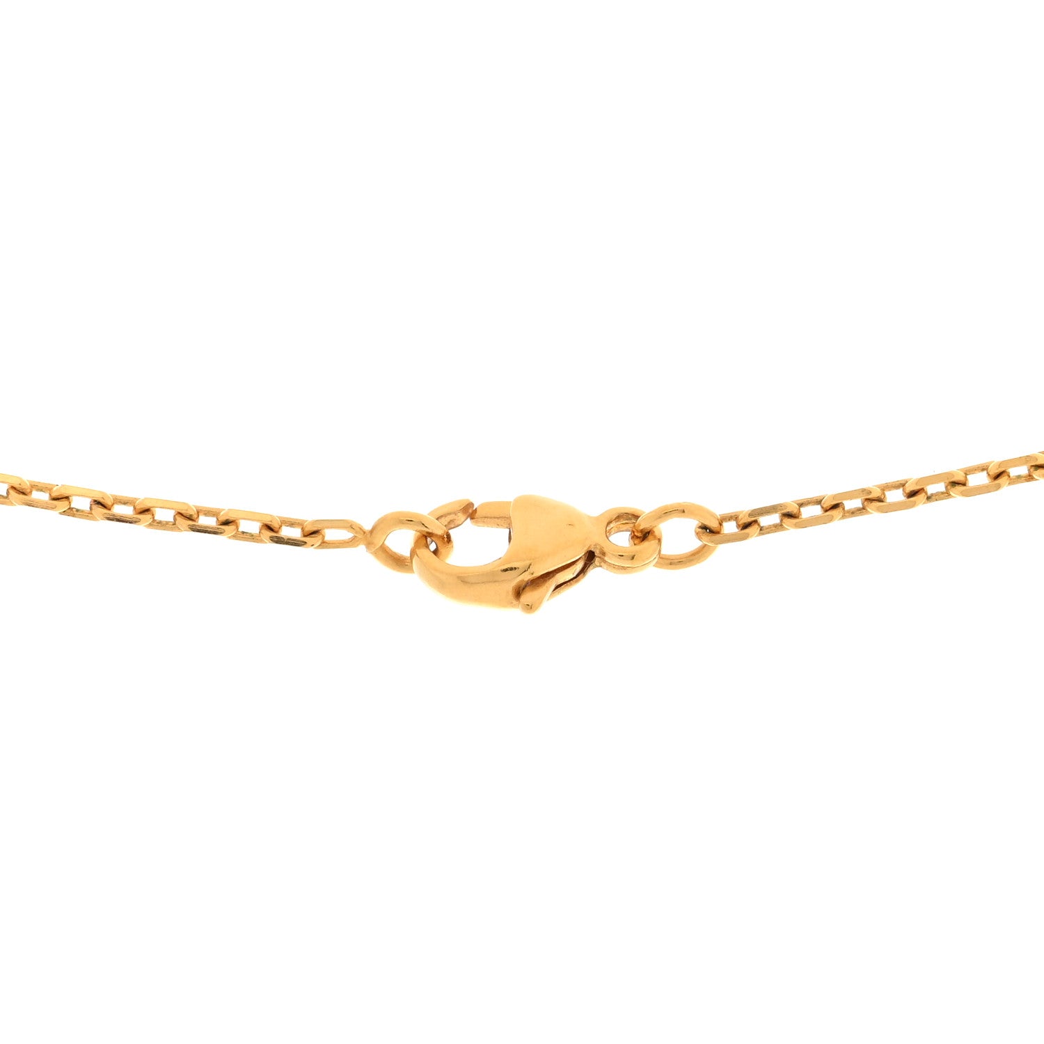 Hermes Lacquered Rose Gold Mini Pop H Pendant Necklace Rose Dragee 5 of 5