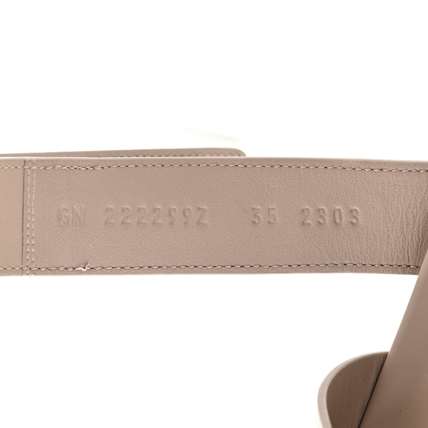 Hermes Calfskin Womens Chypre Sandals 35 Beige Mastic 7 of 10