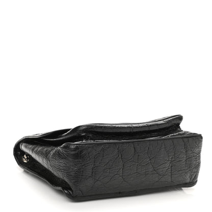 Saint Laurent Crinkled Calfskin Matelasse Monogram Medium Niki Chain Satchel Black 4 of 11