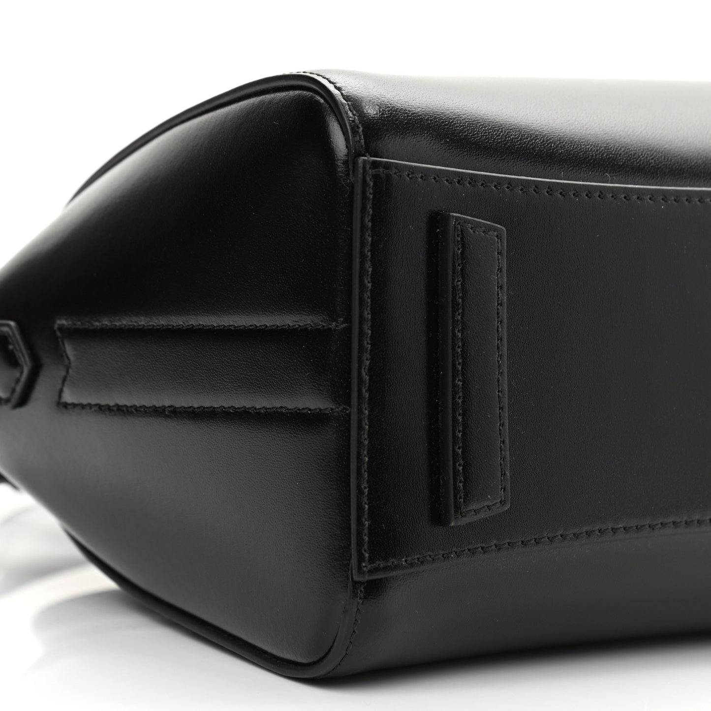Shiny Lord Calfskin Mini Antigona Black