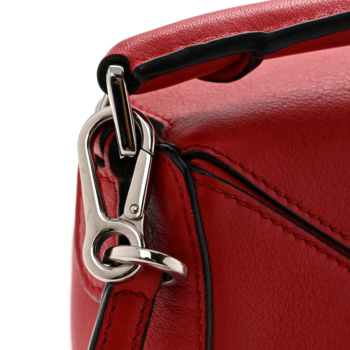 Loewe Calfskin Mini Puzzle Bag Pomodoro 12 of 13