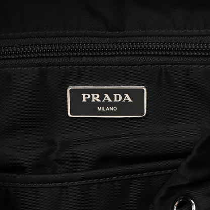 Prada Tessuto Nylon Montagna Double Buckle Backpack Black 6 of 12