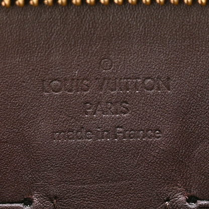 Louis Vuitton Vernis Pershing Square Clutch GM Rouge Fauviste 6 of 9