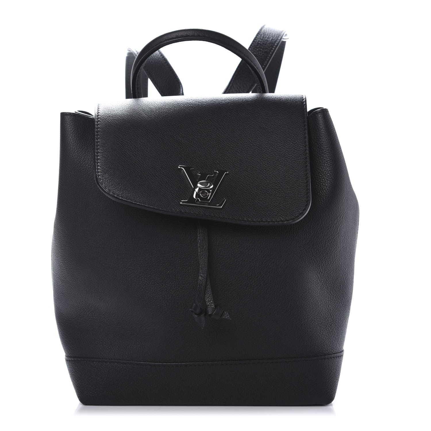 Louis Vuitton Calfskin Lockme Backpack Black 1 of 9