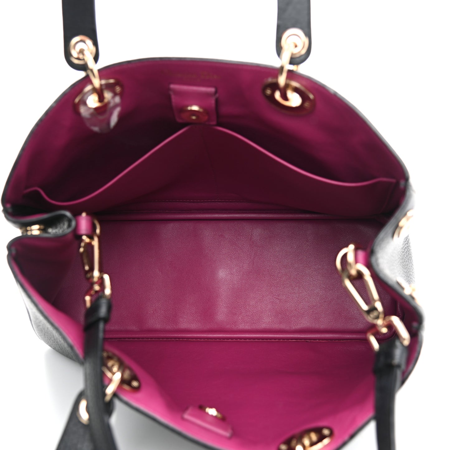 Bullcalf Medium Diorissimo Tote Black Rose Indien