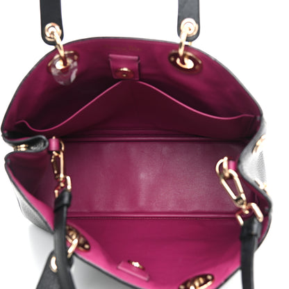 Christian Dior Bullcalf Medium Diorissimo Tote Black Rose Indien 6 of 9